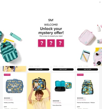Simple Modern landing page desktop screenshot