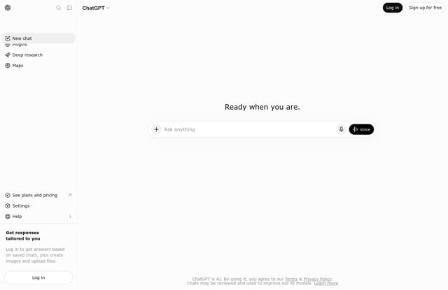 OpenAI landing page