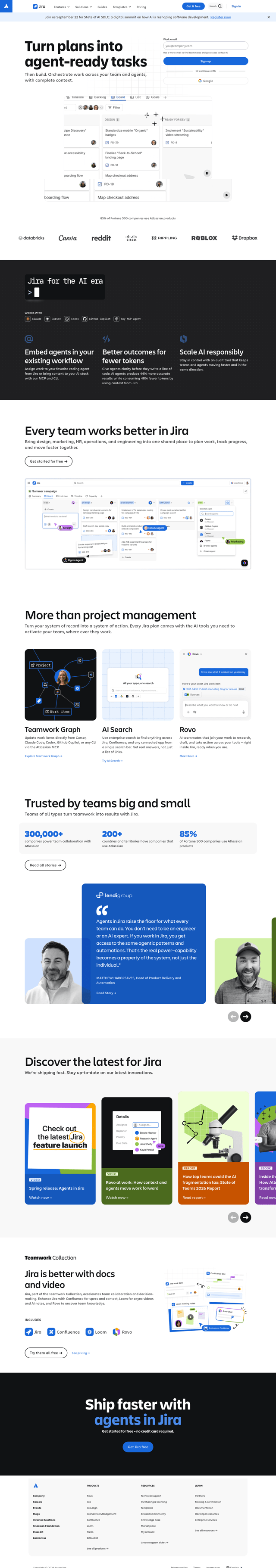 Trello landing page