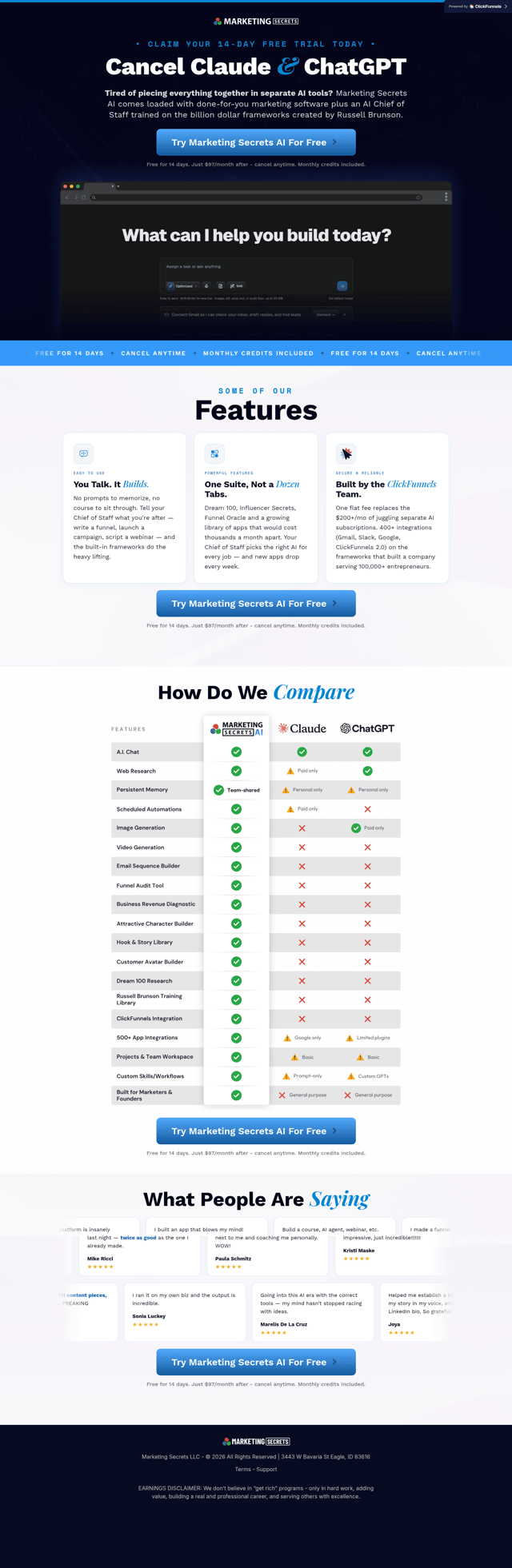 ClickFunnels landing page