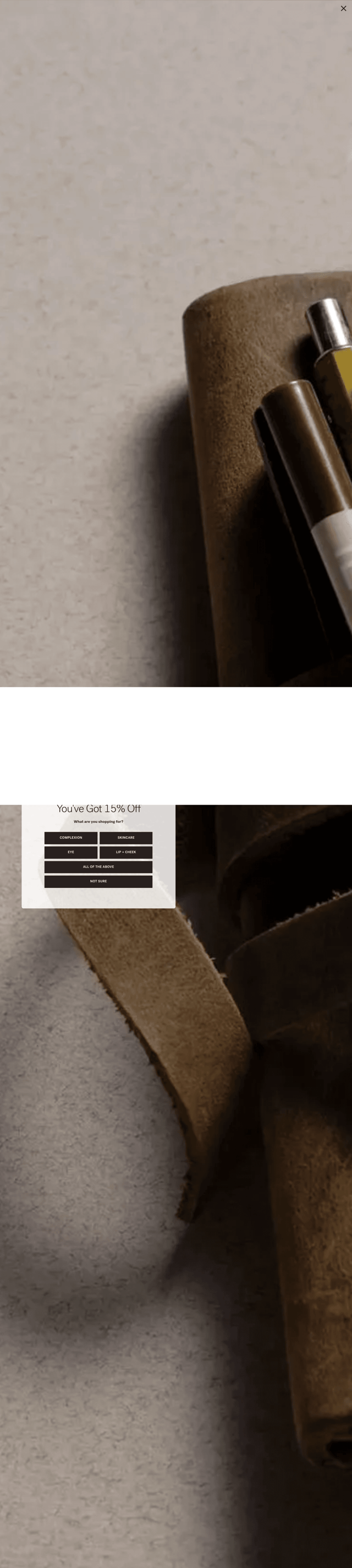 ILIA Beauty landing page