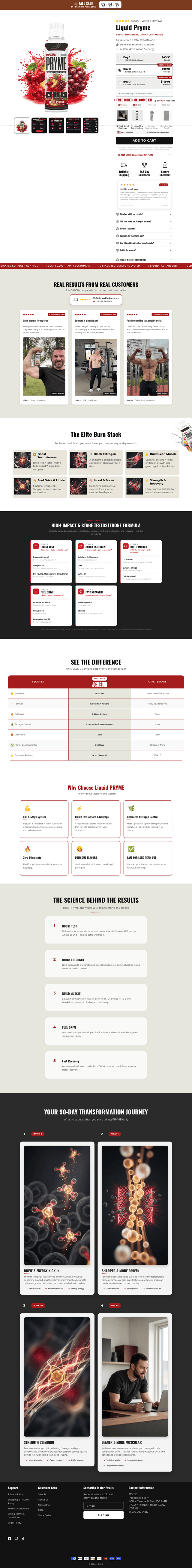 Get.jcked landing page