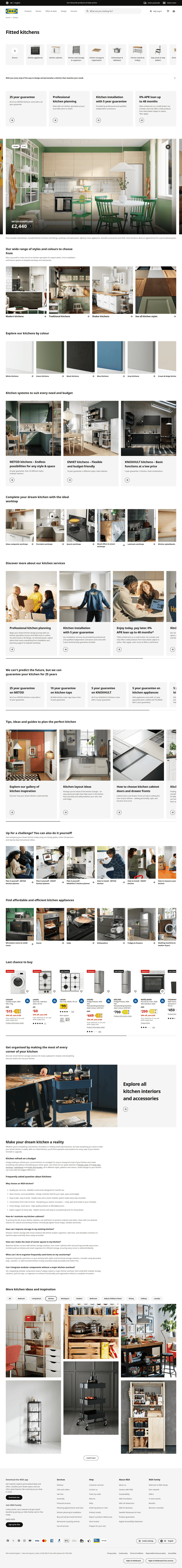 Ikea landing page