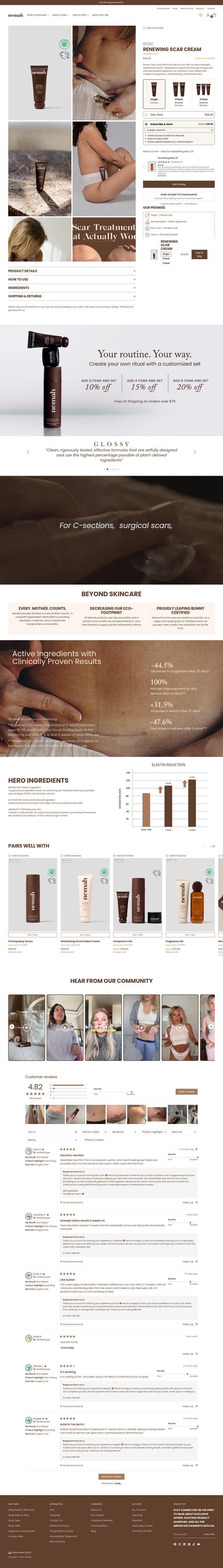 Nēmah landing page