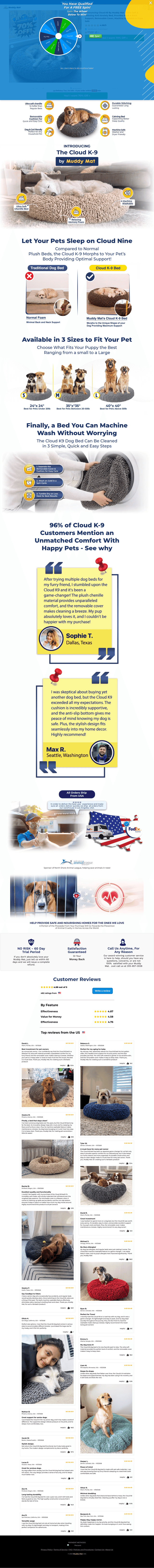 Muddy Mat® landing page