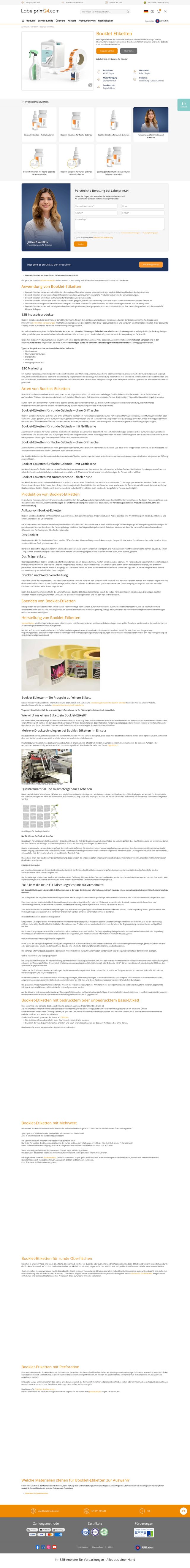 Labelprint24 landing page