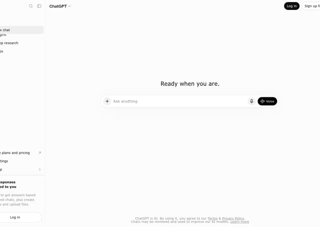 OpenAI landing page screenshot