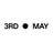 3RD MAY logo