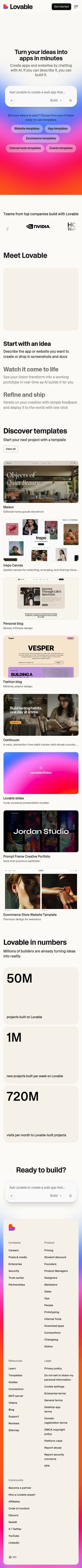 Lovable mobile