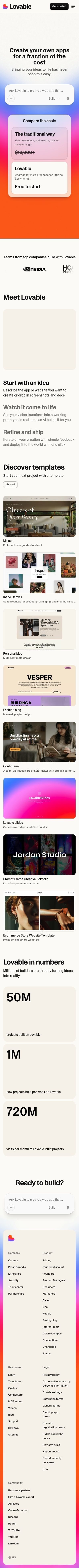 Lovable mobile