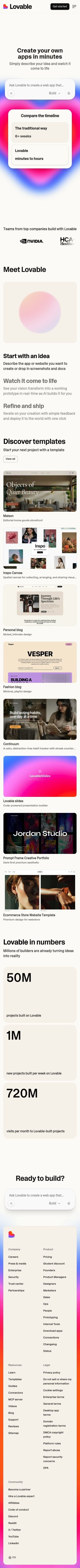 Lovable mobile