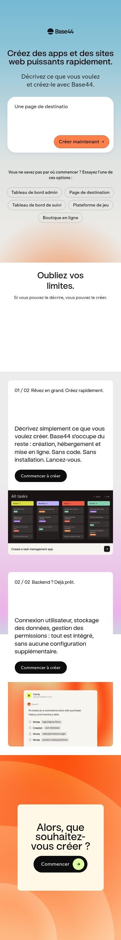 Base44 mobile