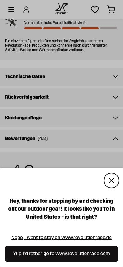 RevolutionRace mobile