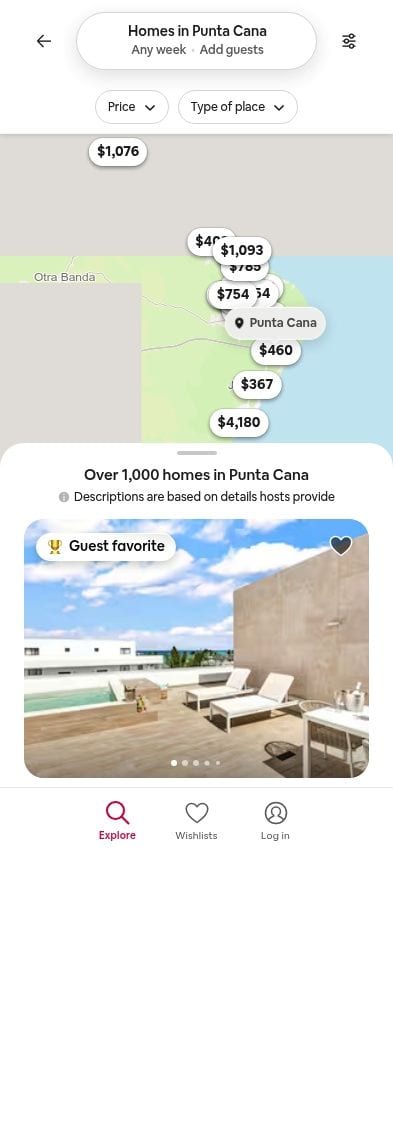 Airbnb mobile