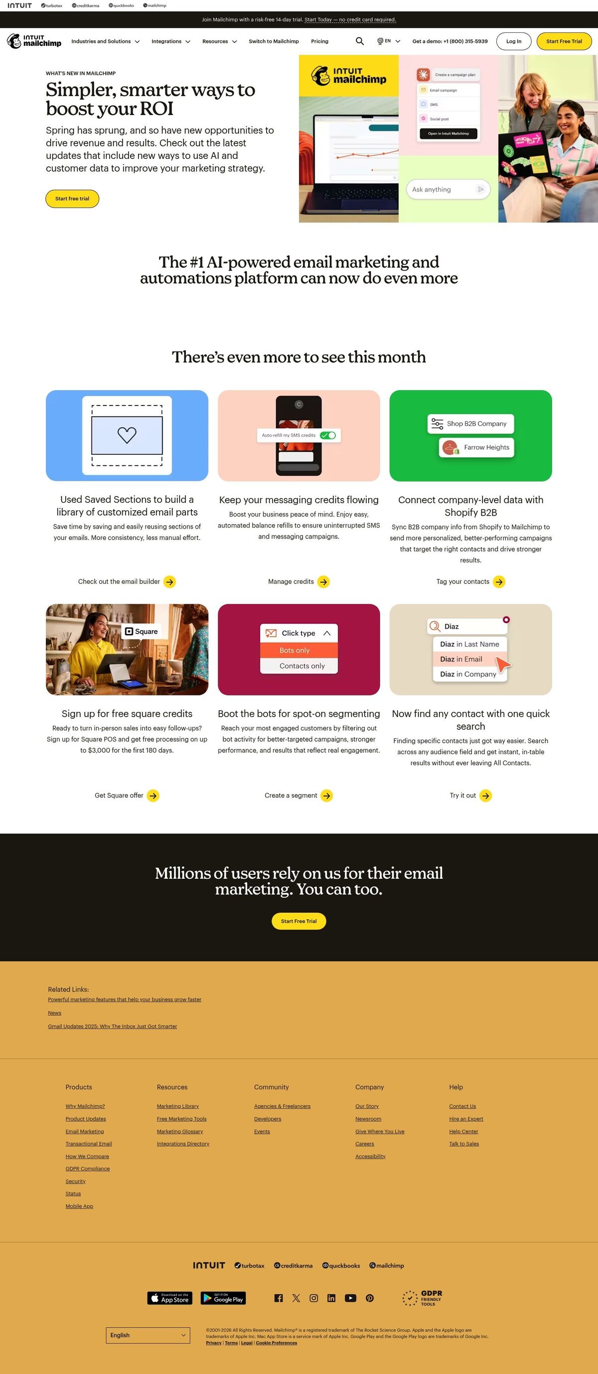 Intuit Mailchimp desktop
