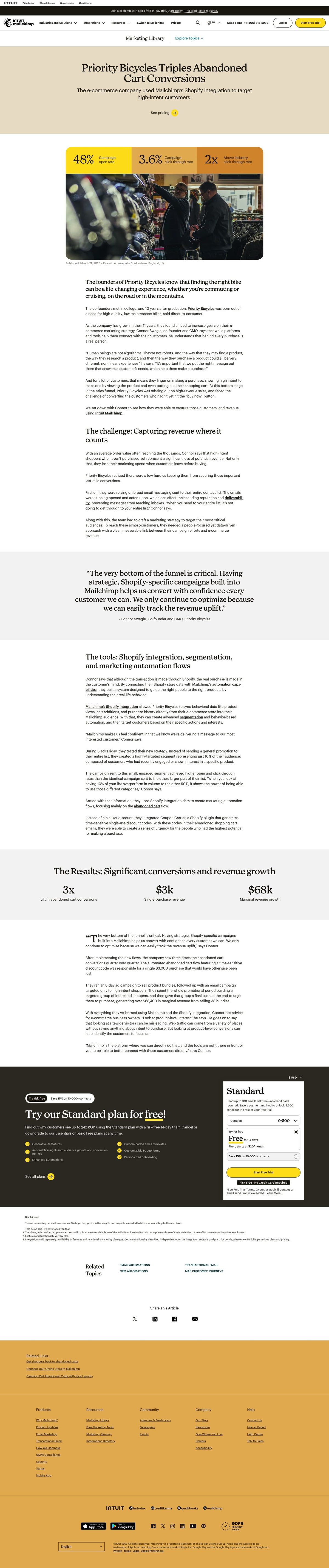 Intuit Mailchimp desktop