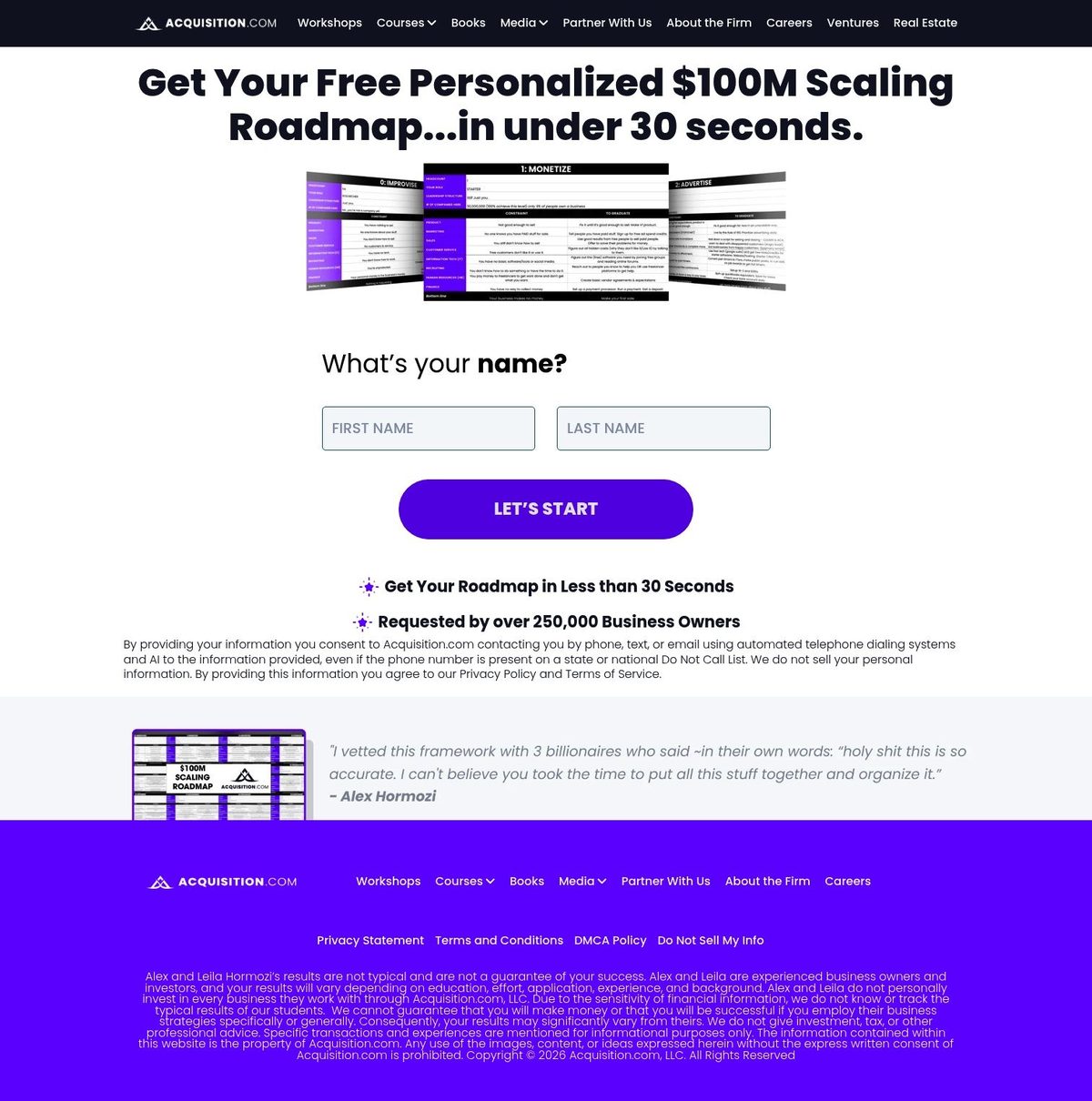 Alex Hormozi desktop