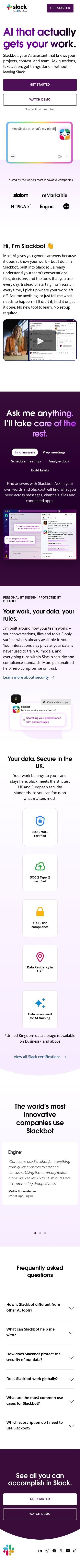 Slack mobile