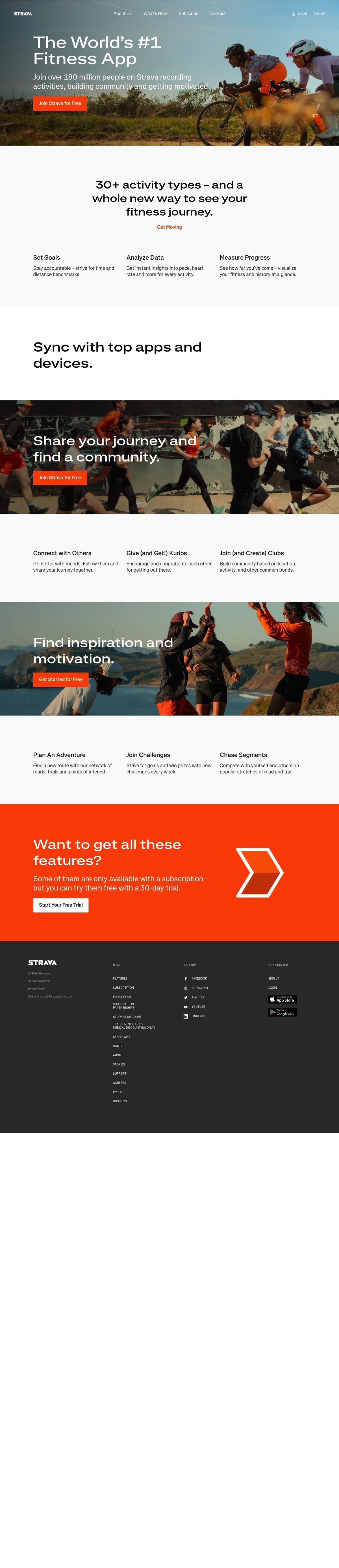Strava desktop