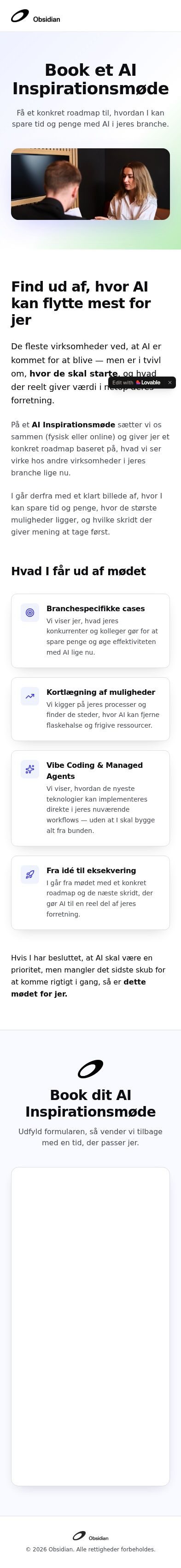 Obsidian Denmark mobile