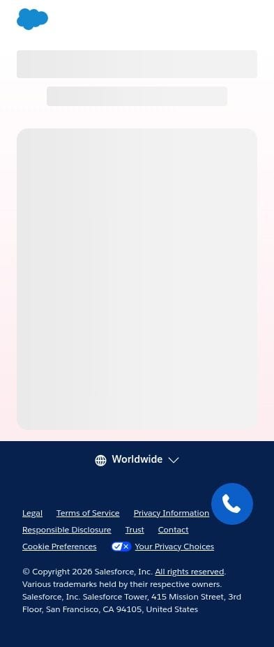 Salesforce mobile
