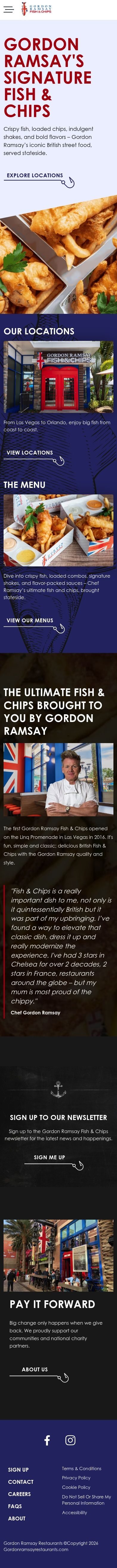 Gordon Ramsay Restaurants mobile