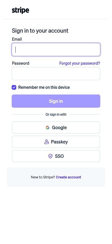 Stripe mobile