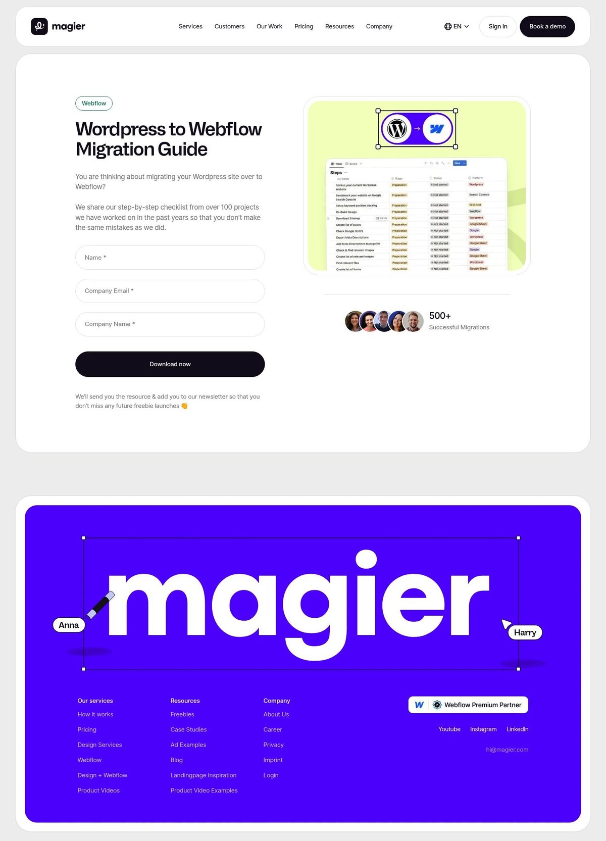 Magier desktop