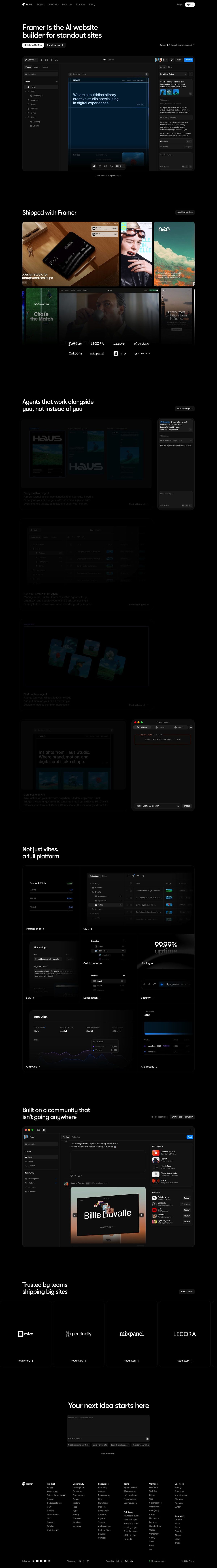 Framer desktop