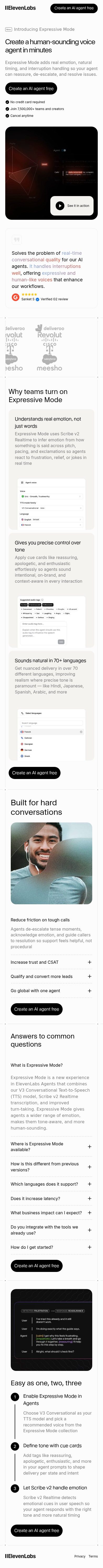 ElevenLabs mobile