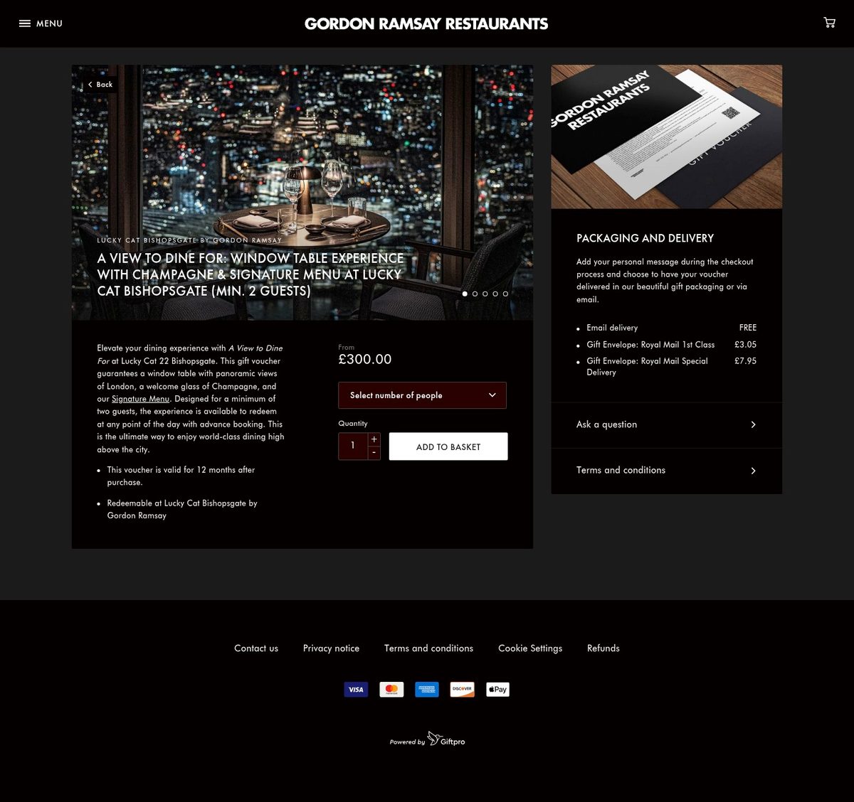 Gordon Ramsay Restaurants desktop