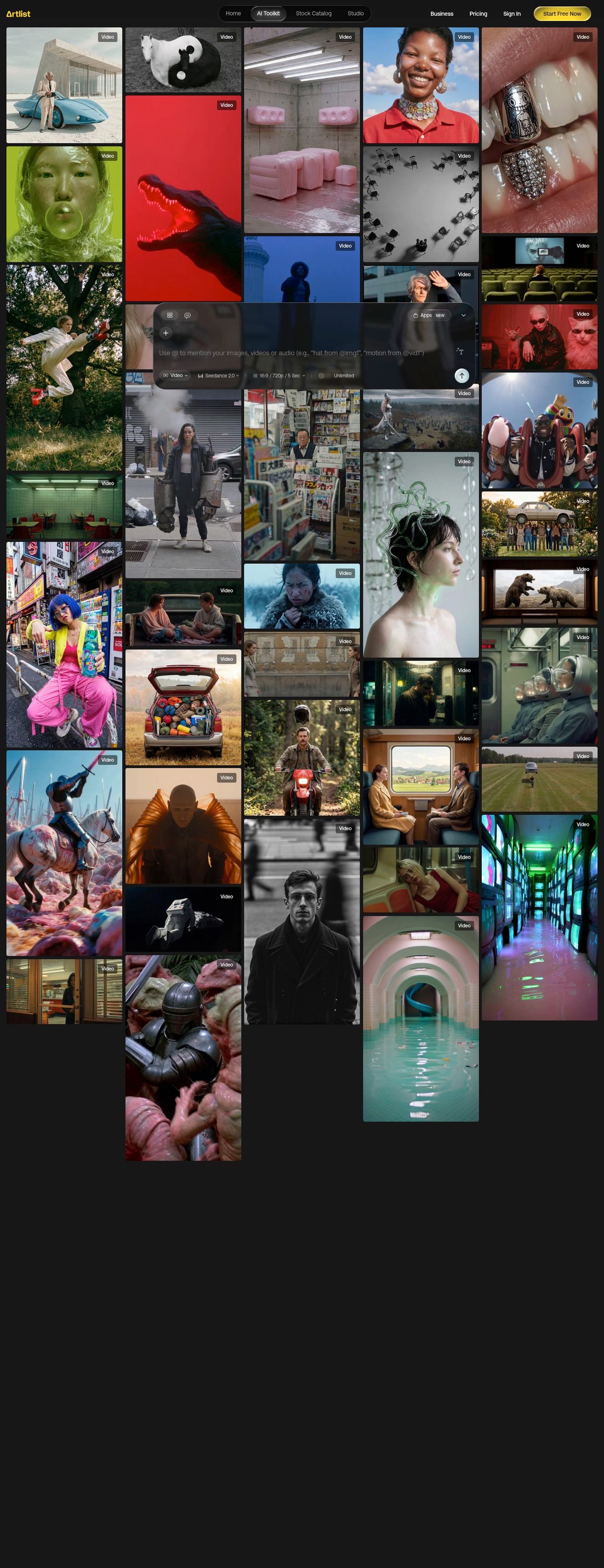 Artlist.io desktop