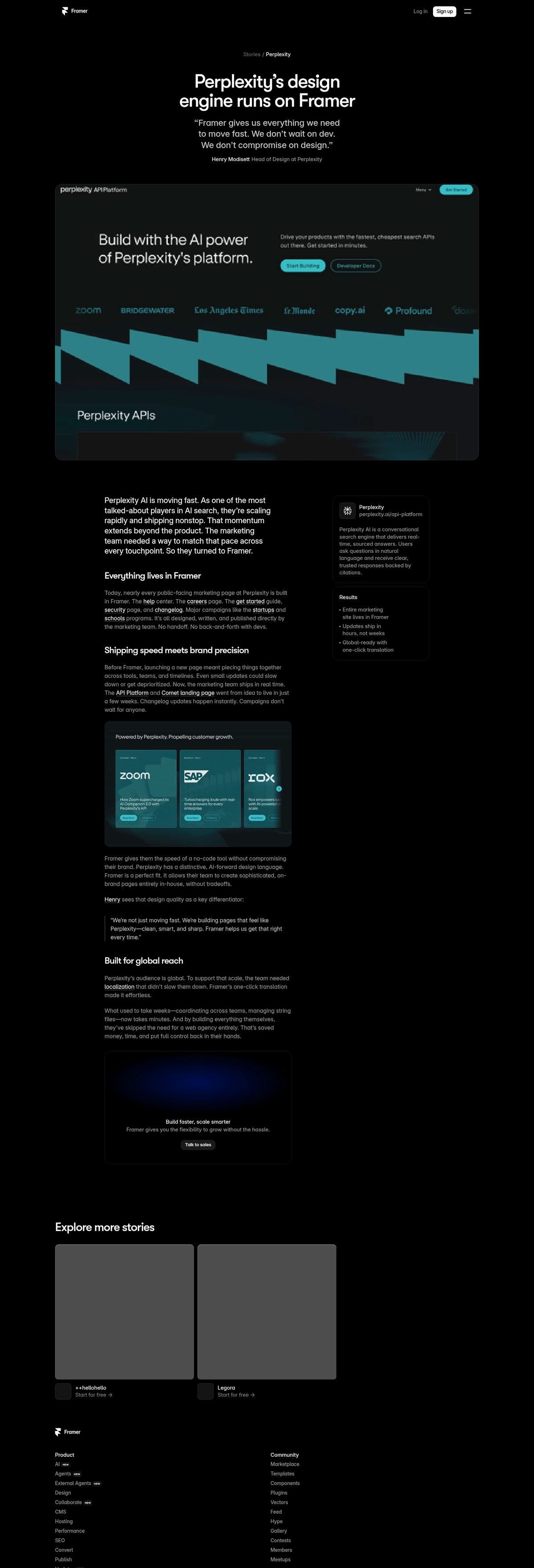 Framer desktop