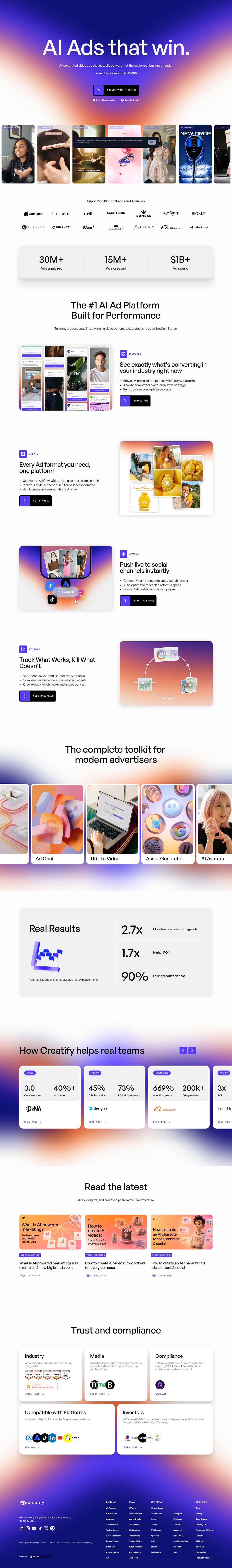 Creatify AI desktop