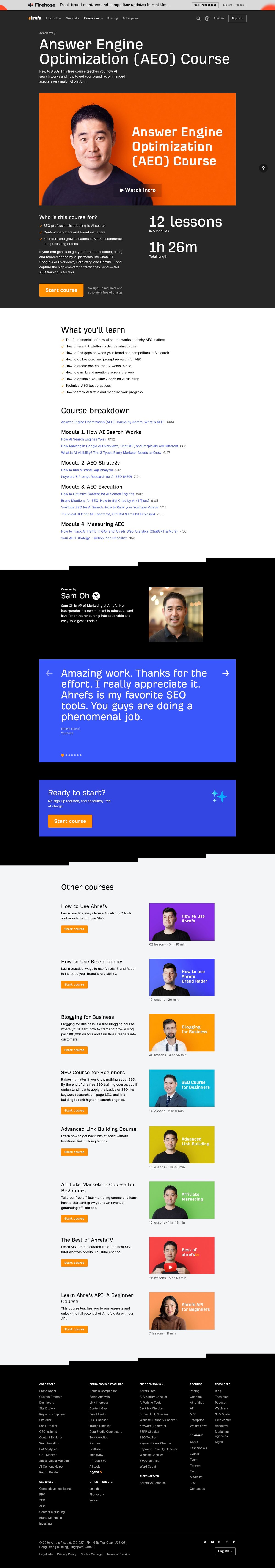 Ahrefs desktop