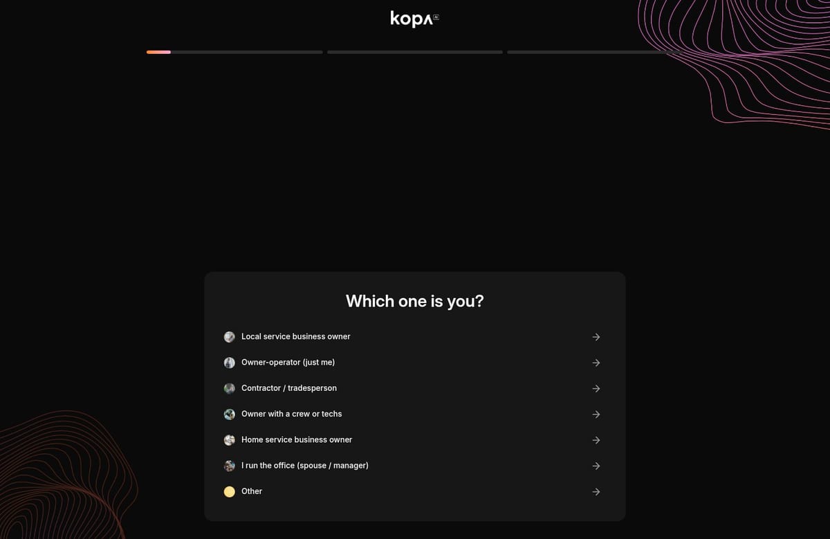Kopa desktop