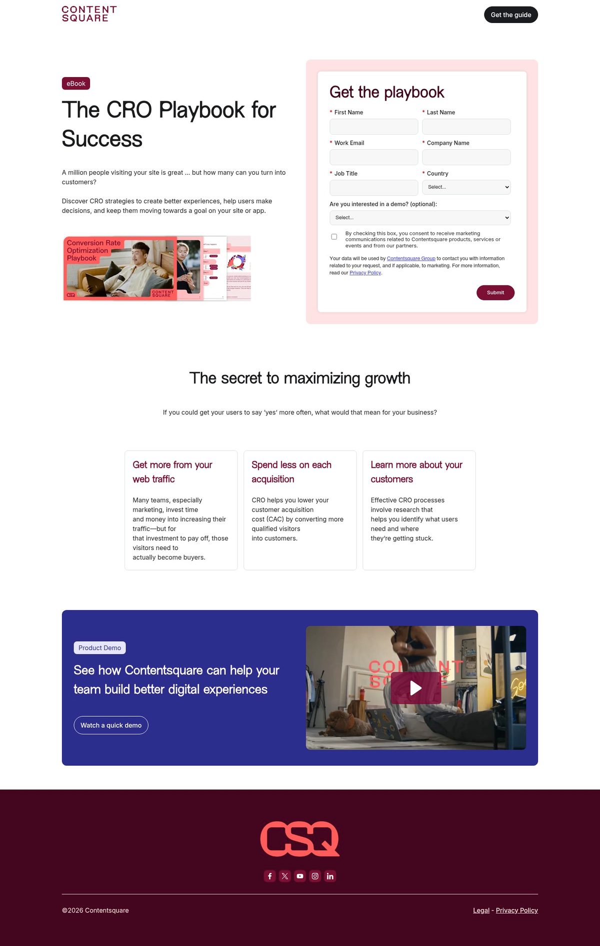 Contentsquare desktop