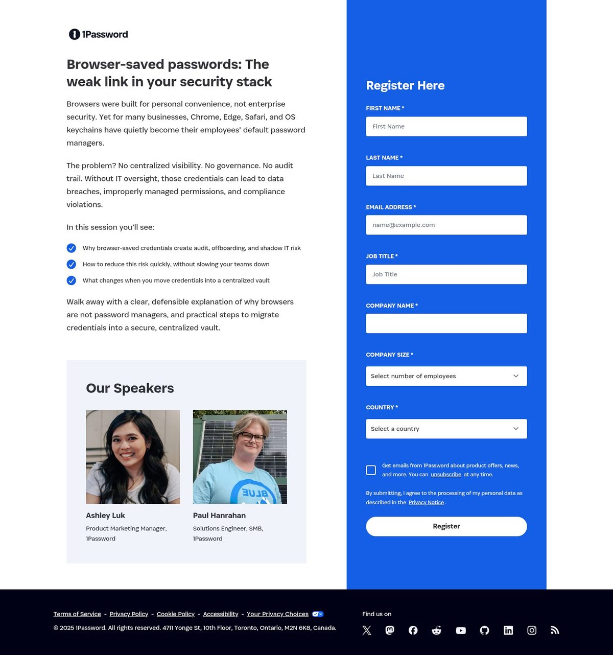 1Password desktop