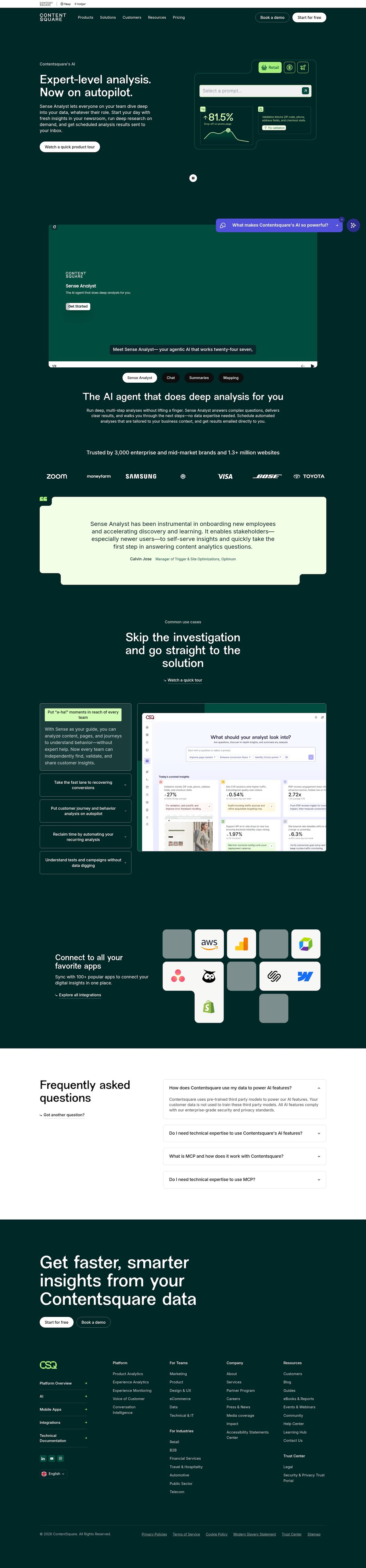 Contentsquare desktop