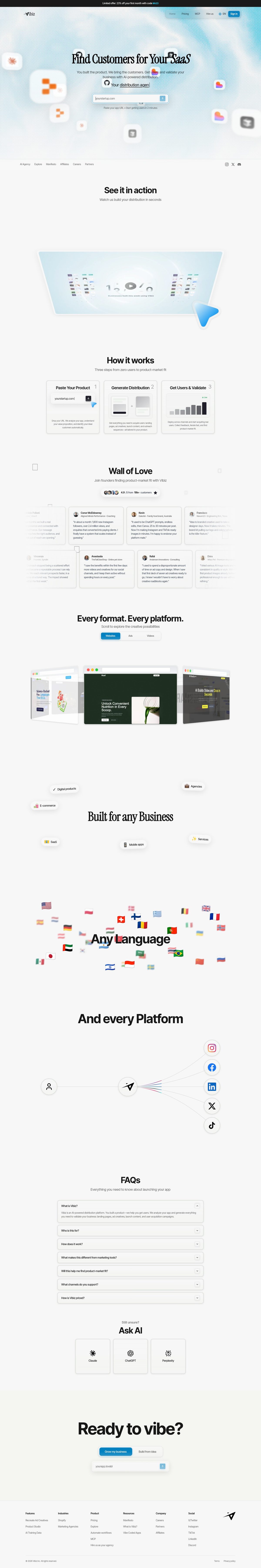 Vibiz desktop