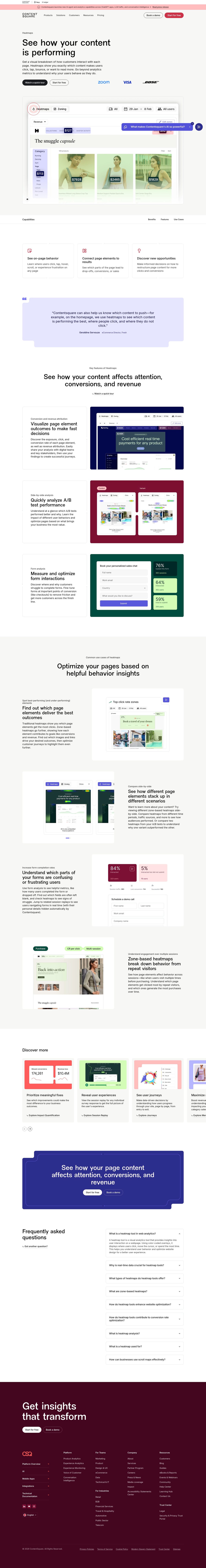 Contentsquare desktop