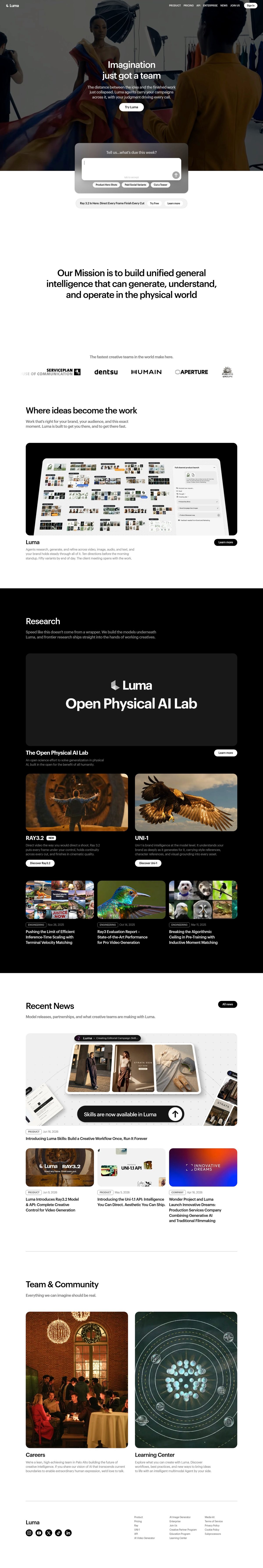 Luma desktop