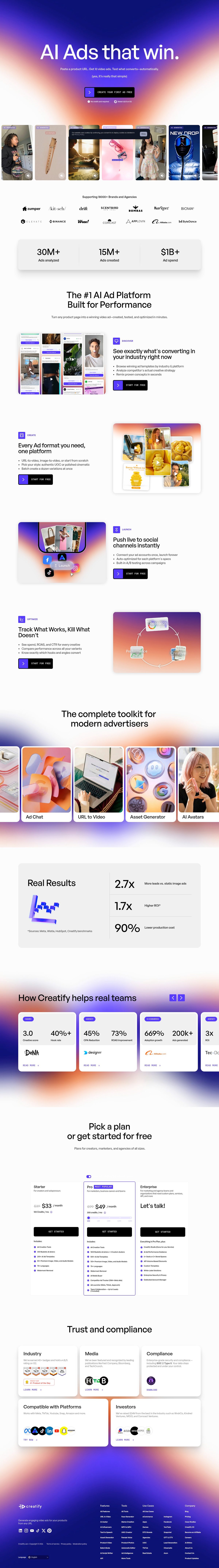 Creatify AI desktop