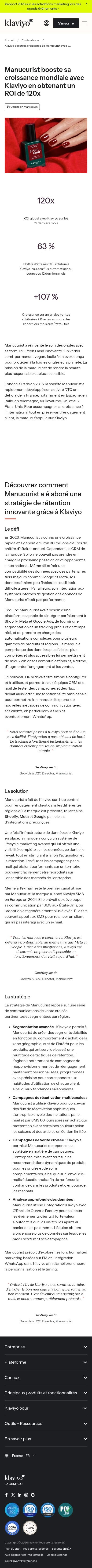 Klaviyo mobile