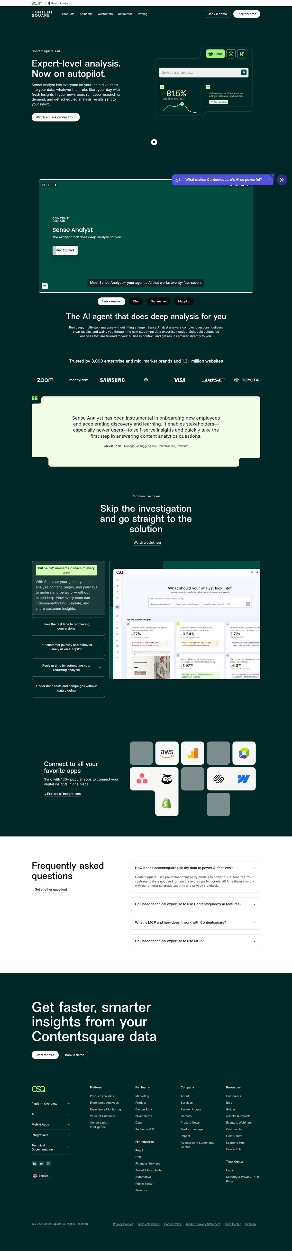 Contentsquare desktop