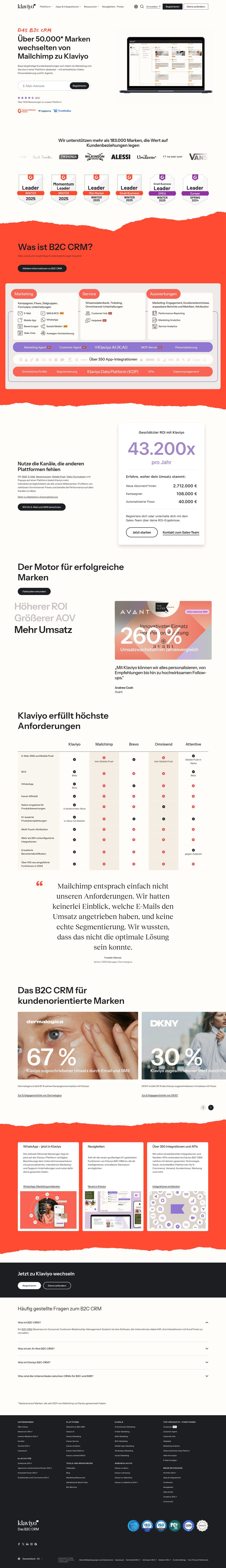 Klaviyo desktop