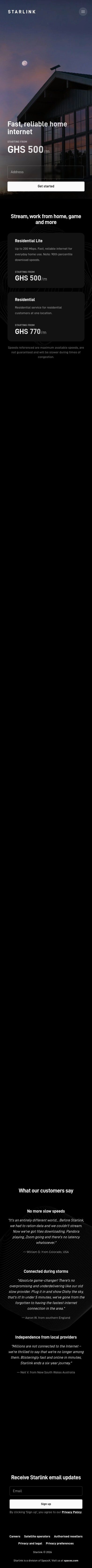 Starlink mobile