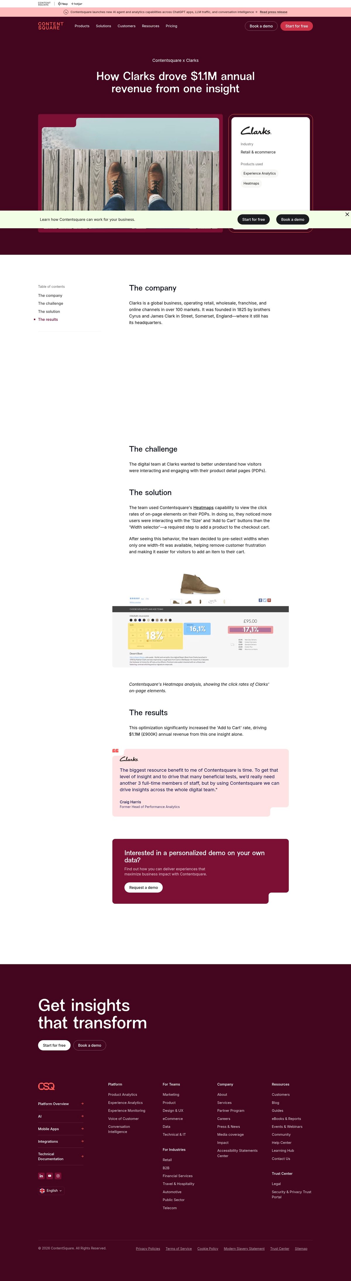 Contentsquare desktop