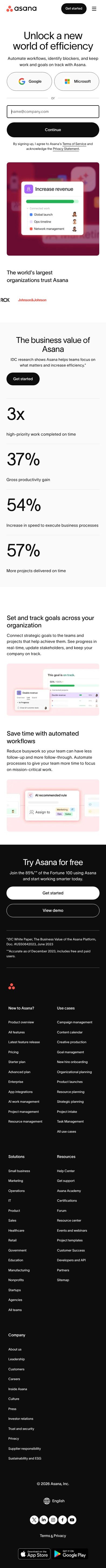 Asana mobile