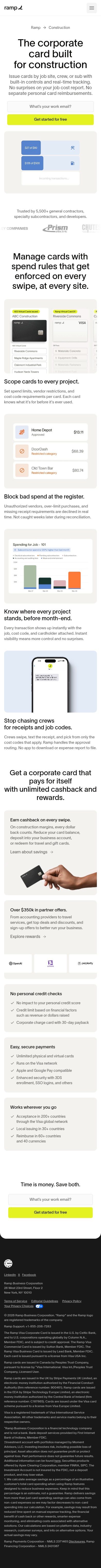 Ramp mobile